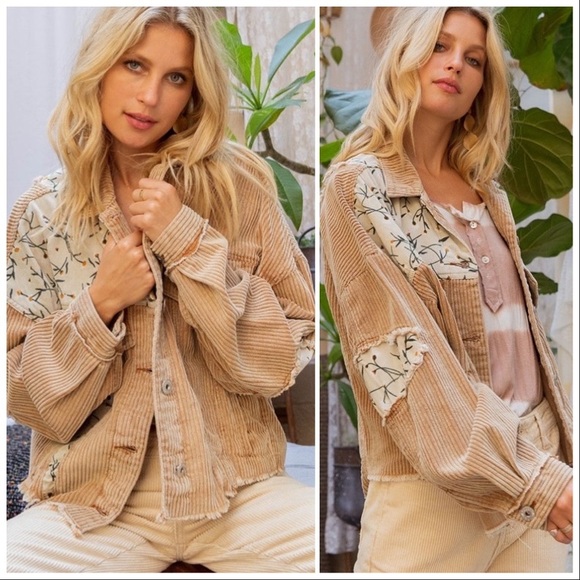 POL Wild At Heart Camel Cord Jacket - Picture 12 of 16